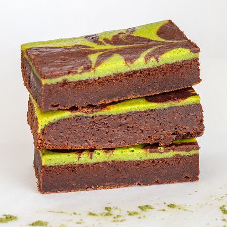 Matcha Groene Thee brownie