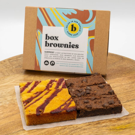 Zelf samenstellen 2 smaken box 6 brownies