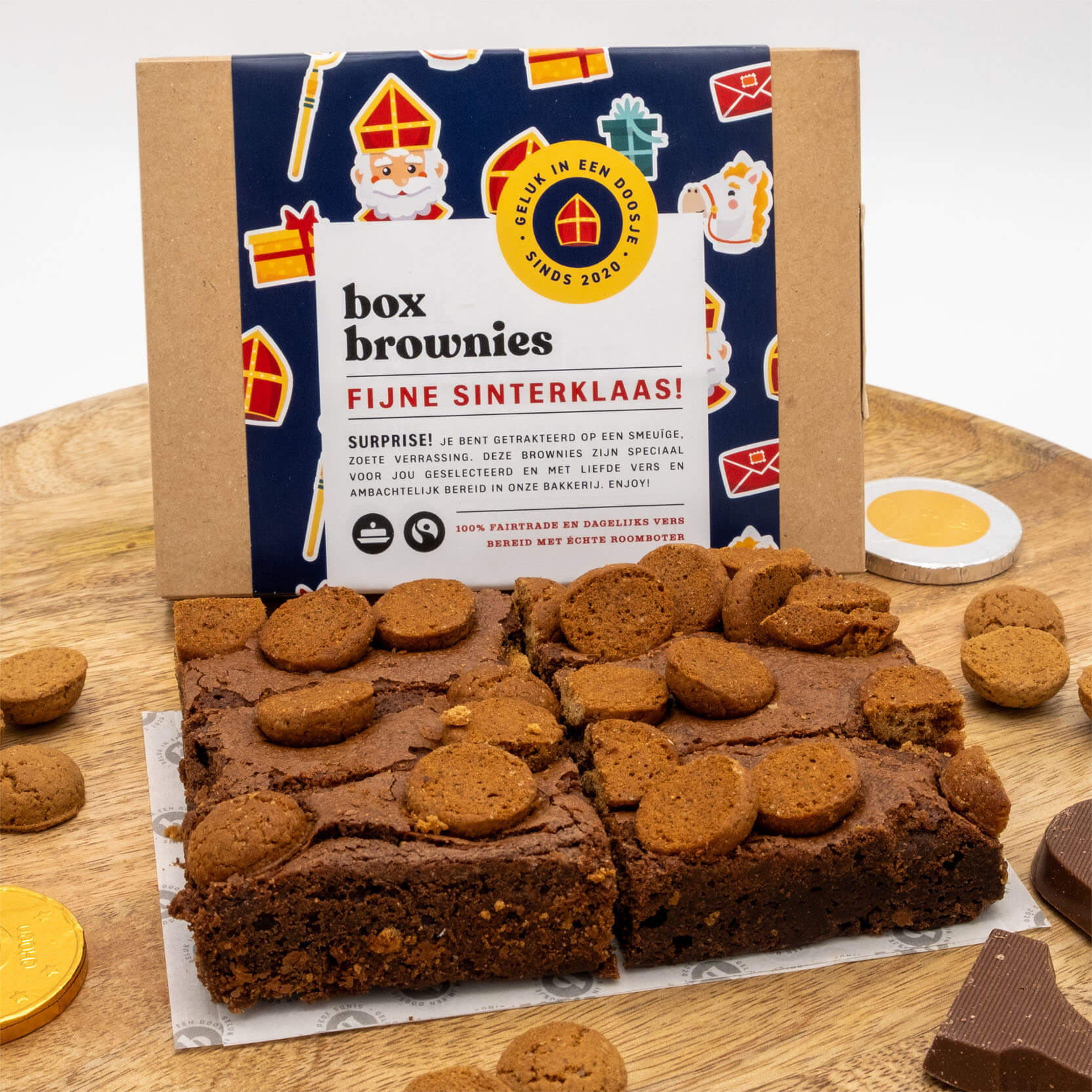 Pepernoten brownie box sinterklaas