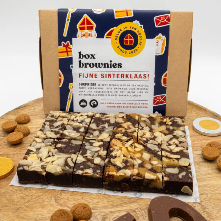 Speculaas brownie box Sinterklaas groot