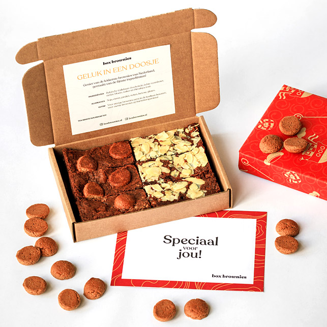 Sinterklaas box brownies