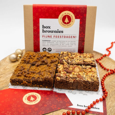 Kerst brownie box groot