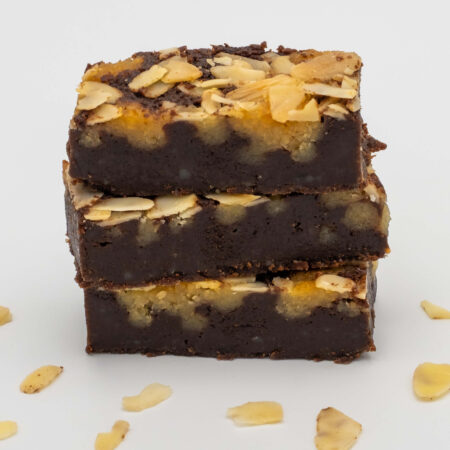 Speculaas brownie stapel