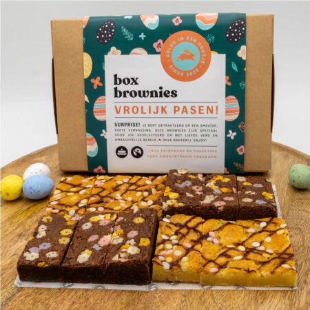 Paasbox groot box brownies blondies