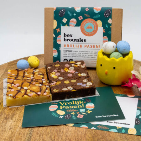 Paasbox klein brownies blondies