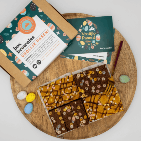 paasbox box brownies-groot bovenaanzicht