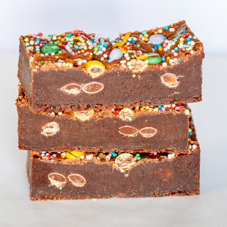 Smarties Confetti brownie