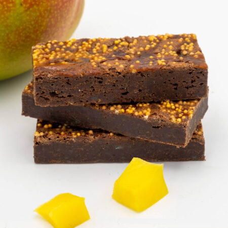 mango passievrucht brownie