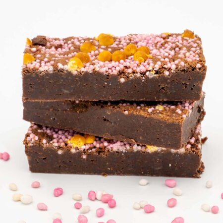 baby roze brownies geboorte meisje
