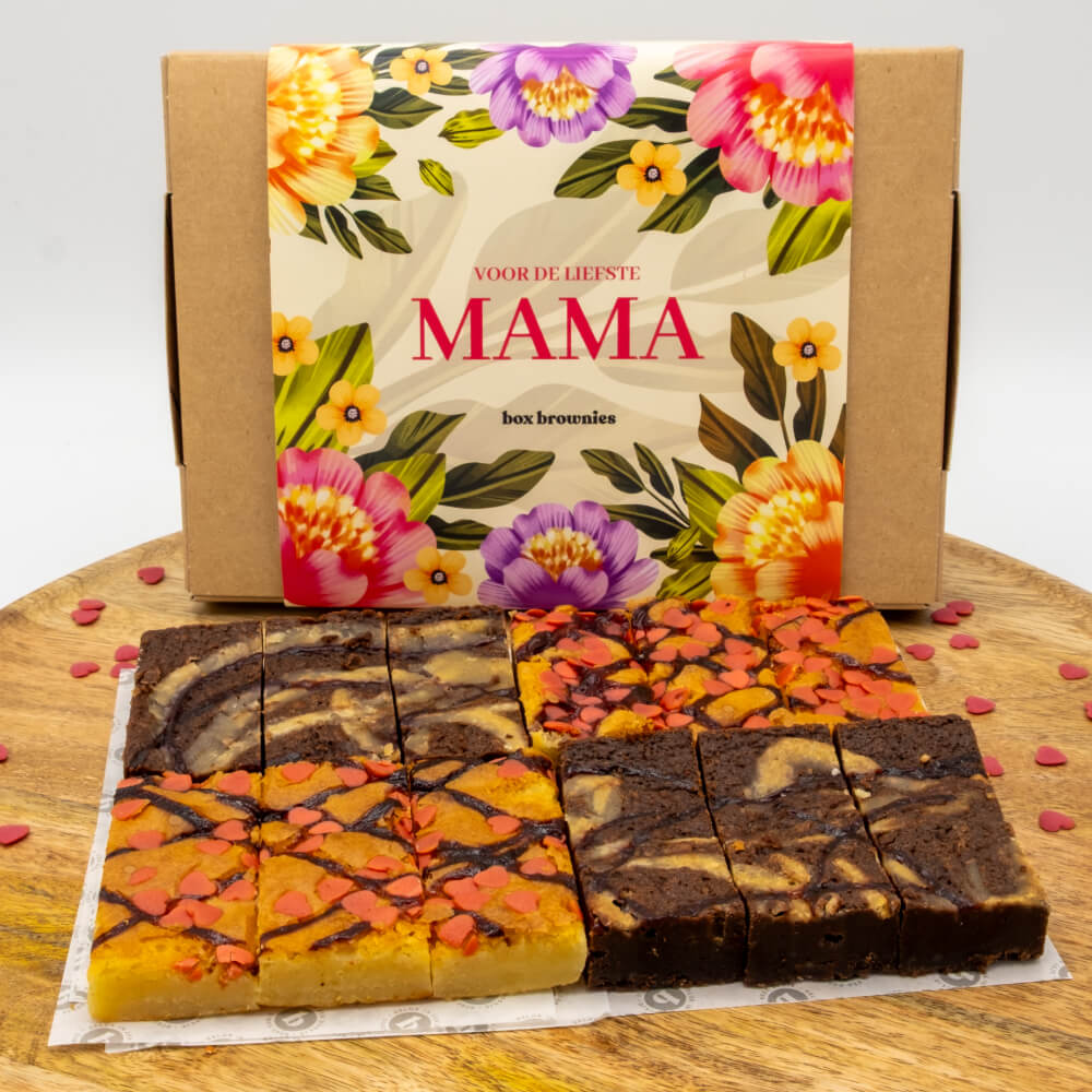 Moederdag Brownie Box