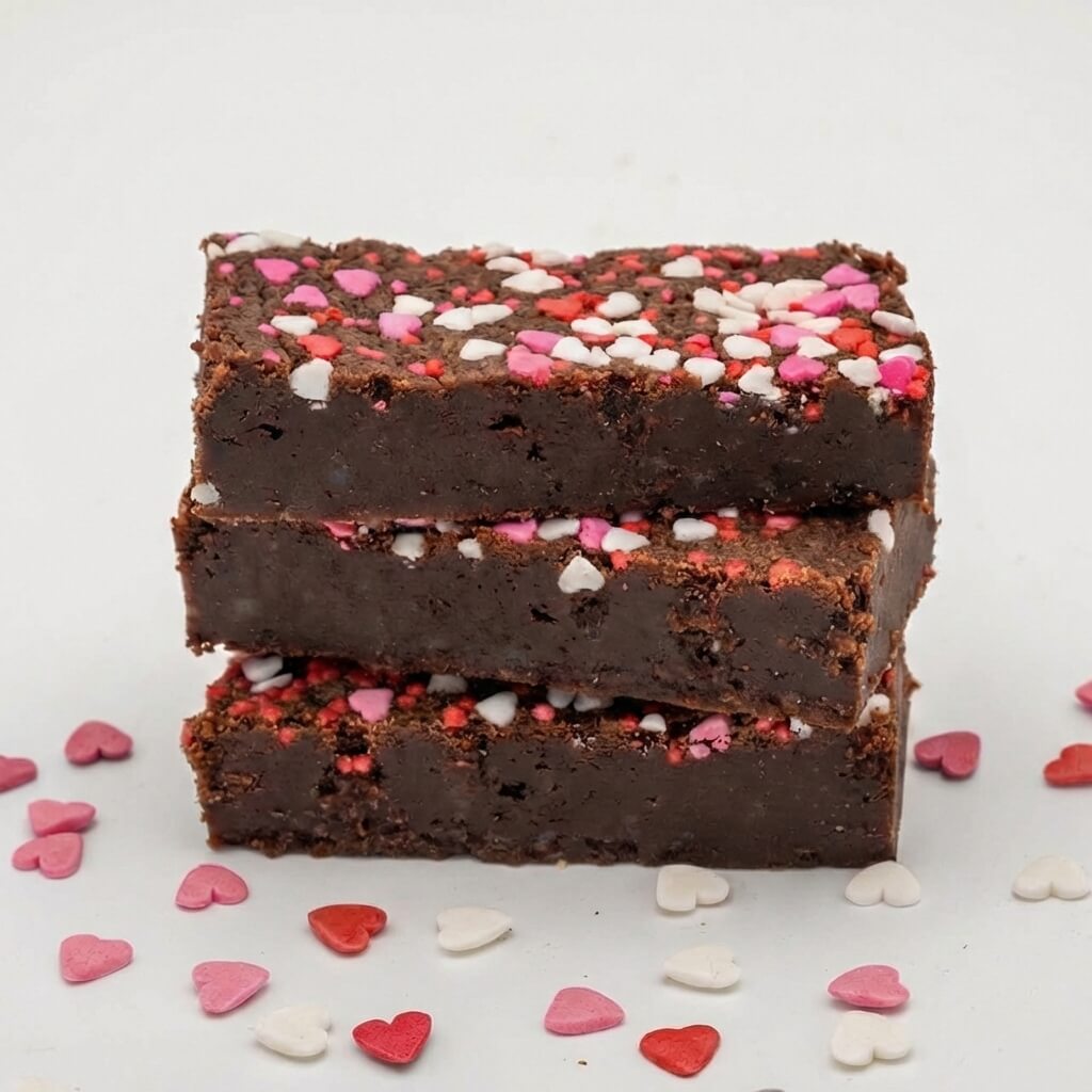 love bite hartjes brownie