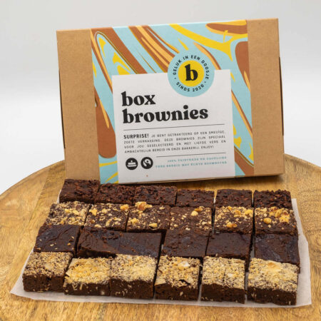 Box Brownies vegan mini box 24 brownies