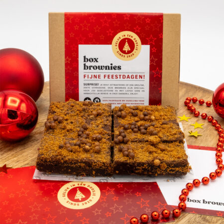 tiramisu brownies 6 stuks kerst cadeau