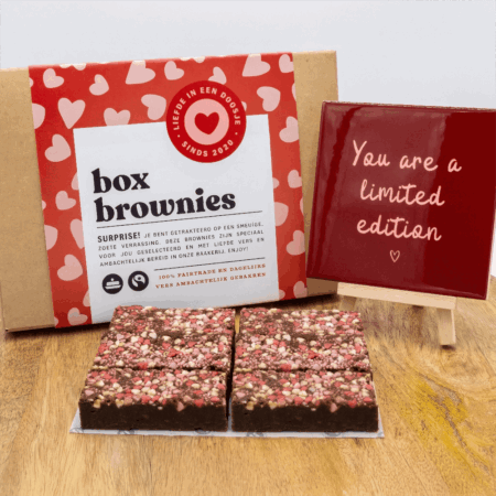 love bite tegeltje brownie box