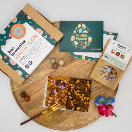 Paas brownie & groei - groot boven aanzicht