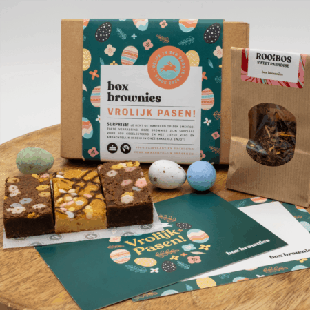 paas brownies en thee box brownies